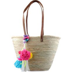 Torebki klasyczne damskie: Torebka w kolorze beżowym – (S)50 x (W)33 x (G)32 cm