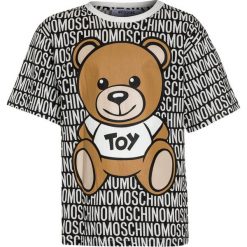 MOSCHINO MAXI Tshirt z nadrukiem black. Czarne t-shirty damskie marki MOSCHINO, z nadrukiem, z bawełny. Za 269,00 zł.