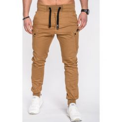 Joggery mÄ™skie: SPODNIE MĘSKIE JOGGERY P474 – RUDE