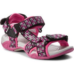 Sandały CMP - Kids Hamal Hiking Sandal 38Q9954 Hot Pink B375. Czarne sandały dziewczęce CMP, z materiału, bez zapięcia. W wyprzedaży za 99,00 zł.