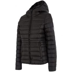 4F Kurtka Damska H4Z17 kud003 Czarny S. Czarne kamizelki damskie marki 4f, na zimę, s, bez wzorów, z puchu, eleganckie, bez kaptura. W wyprzedaży za 159,00 zł.