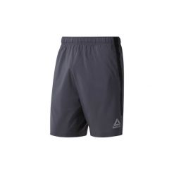 Szorty i Bermudy Reebok Sport Spodenki Woven. Szare spodenki sportowe męskie marki Reebok Sport, s, sportowe. Za 139,00 zł.