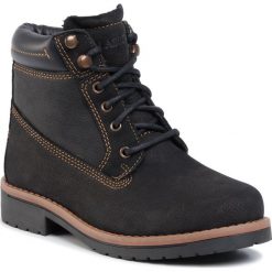 Trapery LASOCKI - WI21-218134-06 Black. Czarne trapery damskie Lasocki, ze skóry, bez obcasa, bez zapięcia. Za 199,99 zł.