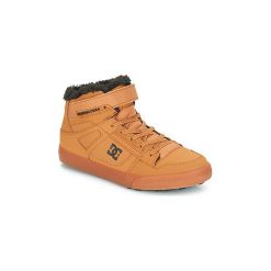 Buty Dziecko DC Shoes PURE HT WNT EV B SHOE WE9. Brązowe trampki dziewczęce DC Shoes, bez wzorów, bez zapięcia. Za 173,40 zł.