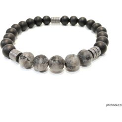 KD - Bransoletka BLACK ONYX - labradoryt. Bransoletki męskie Pakamera. Za 125,00 zł.