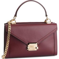 Torebka MICHAEL MICHAEL KORS - Whitney 30H8GWHM5L Oxblood. Czerwone torebki klasyczne damskie MICHAEL Michael Kors, bez wzorów, ze skóry, klasyczne, na ramię, bez dodatków. Za 1309,00 zł.