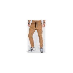 Joggery męskie: SPODNIE MĘSKIE JOGGERY P391 – RUDE