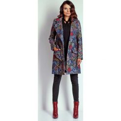 Boho Szykowny Płaszcz bez Zapięcia z Wiązanym Paskiem. Czerwone kurtki damskie Nommo, s, z poliesteru, eleganckie. Za 168,90 zł.