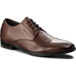 Półbuty STRELLSON - Alan 4010002388 Dark Brown 702. Pomarańczowe buty wizytowe męskie marki Strellson, ze skóry. W wyprzedaży za 359,00 zł.