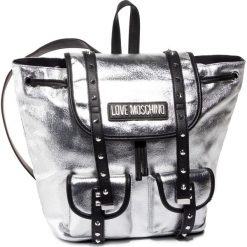 Plecak LOVE MOSCHINO - JC4078PP1ALL190A Nero. Szare plecaki damskie Love Moschino, bez wzorów, ze skóry ekologicznej. Za 949,00 zł.