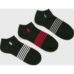 Polo Ralph Lauren - Skarpety (3-Pack). Czarne skarpetki męskie Polo Ralph Lauren, bez wzorów, z elastanu. Za 89,90 zł.