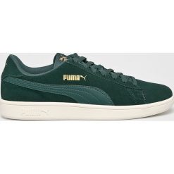 Puma - Buty Smash v2. Szare buty sportowe męskie Puma, ze skóry, na sznurówki. Za 249,90 zł.