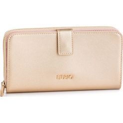 Duży Portfel Damski LIU JO - Xl Zip Around N19179 E0040 Gold 00529. Żółte portfele damskie Liu Jo, bez wzorów, ze skóry ekologicznej. Za 339,00 zł.
