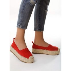 Czerwone Espadryle Never Let You Go. Czerwone espadryle damskie Born2be, z aplikacjami, na wysokim obcasie, na platformie. Za 74,99 zł.