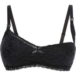 Biustonosz bustier do karmienia piersią bonprix czarny. Czarne biustonosze ciążowe bonprix. Za 54,99 zł.