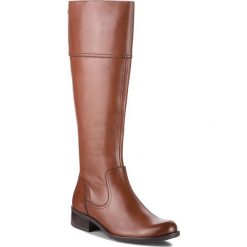 Oficerki CAPRICE - 9-25522-21 Cognac Nappa 303. Brązowe bez kategorii marki Caprice, z materiału, na obcasie. W wyprzedaży za 419,00 zł.
