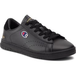 Sneakersy CHAMPION - Court Club Patc S21126-S19-KK001 Nbk. Czarne sneakersy męskie Champion, bez zapięcia. W wyprzedaży za 199,00 zł.