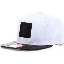 Czapki z daszkiem męskie: Czapka męska snapback biała (hx0169)
