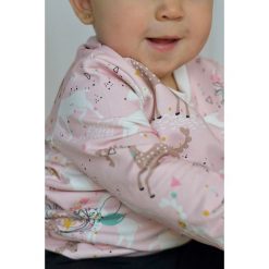 Bluzy dziewczęce: Różowa bluza dziecięca jelonki