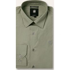 G-Star Raw - Koszula. Szare koszule męskie G-Star RAW, s, bez wzorów, z elastanu, klasyczne, z klasycznym kołnierzykiem, z długim rękawem. Za 329,90 zł.