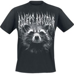 T-shirty męskie: Guardians Of The Galaxy 2 – Black Metal Rocket T-Shirt czarny