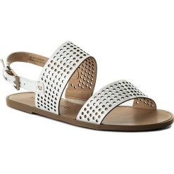 Sandały SERGIO BARDI - Dorio SS127308418KD 302. Białe klapki damskie Sergio Bardi, bez wzorów, ze skóry, bez obcasa, na obcasie. W wyprzedaży za 179,00 zł.