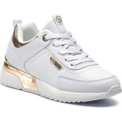 Sneakersy GUESS - FL5MRL FAL12 WHITE. Białe sneakersy damskie Guess, z materiału. Za 529,00 zł.