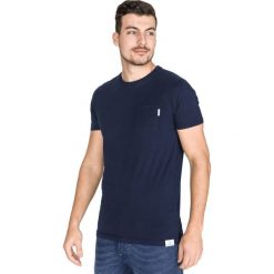 Scotch & Soda Koszulka Niebieski. Niebieskie podkoszulki męskie Scotch & Soda, l, bez wzorów, z bawełny, bez kołnierzyka, krótkie. Za 133,95 zł.