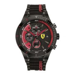 Zegarek "0830260-RED-REV-EVO" w kolorze czarnym. Czarne, analogowe zegarki męskie Lacoste, sztuczne. W wyprzedaży za 979,95 zł.