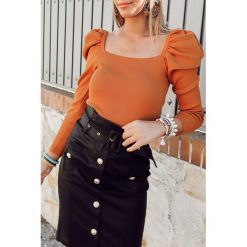 Bluzka damska MIHAELA ORANGE. Pomarańczowe bluzki damskie s. W wyprzedaży za 59,00 zł.