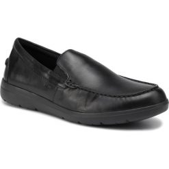 Mokasyny GEOX - U Leitan C U743QC 00043 C9999 Black. Czarne mokasyny męskie Geox, ze skóry, klasyczne. Za 429,00 zł.
