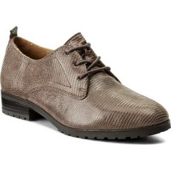 Jazzówki damskie: Oxfordy CAPRICE – 9-23351-29 Taupe Reptile 346