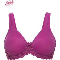 Biustonosze bardotka: Biustonosz t-shirt z bezszwowymi miseczkami z serii Pink Collection bonprix fioletowa orchdiea