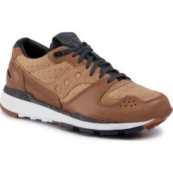 Sneakersy SAUCONY - Azura Leather S70464-1 Brn. Pomarańczowe sneakersy męskie Saucony, bez wzorów, ze skóry, bez zapięcia. W wyprzedaży za 419,00 zł.