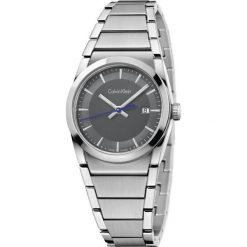 Calvin Klein Step Zegarek Srebrny. Szare, analogowe zegarki damskie Calvin Klein, srebrne. Za 1191,95 zł.