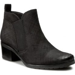 Botki CAPRICE - 9-25359-37 Black Nubuc 008. Czarne buty zimowe damskie marki Caprice, z nubiku. W wyprzedaży za 279,00 zł.