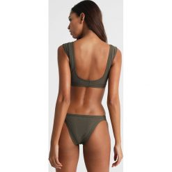 Stroje kąpielowe damskie: Seafolly INKA BRAZILIAN PANT Dół od bikini dark olive