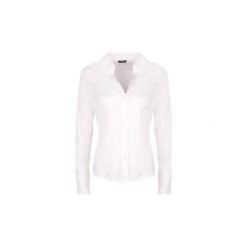 Koszule Guess 62G403-7769Z-B017-0. Białe koszule damskie Guess, bez wzorów, bez kołnierzyka, bez rękawów. Za 199,00 zł.