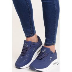 Buty sportowe damskie: Granatowe Buty Sportowe Bianna