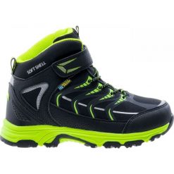 Buciki niemowlęce: ELBRUS Buty Dziecięce Savas Mid WP Jr Black/Lime/Silver r. 32 (4262)