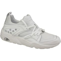 Puma Blaze Of Glory Trinomic 359687-01 44,5 Białe. Białe buty sportowe męskie Puma, ze skóry, bez zapięcia. W wyprzedaży za 189,99 zł.