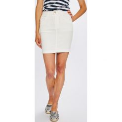 Missguided - Spódnica. Białe spódniczki damskie marki Missguided, bez wzorów, z elastanu, z podwyższonym stanem, mini, ołówkowe. W wyprzedaży za 79,90 zł.