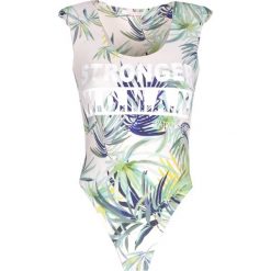 Patrizia Pepe Body "Sport". Tuniki damskie Patrizia Pepe, z nadrukiem, sportowe, z okrągłym kołnierzem, bez rękawów. Za 359,00 zł.