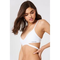 Biustonosze bardotka: Calvin Klein Biustonosz Triangle – White