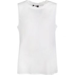 Twinset Bluzka "Silk Blouse". Bluzki damskie Twin Set, w koronkowe wzory, z koronki, z okrągłym kołnierzem, bez rękawów. Za 279,00 zł.