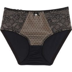 Figi: Figi „maxi” bonprix czarno-cielisty