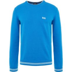 BOSS ATHLEISURE RIMEX Sweter bright blue. Niebieskie swetry klasyczne męskie marki BOSS Athleisure, m. Za 499,00 zł.
