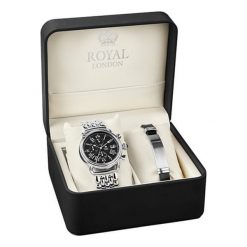 Royal London Zestaw Zegarek Z Bransoletką 41249-06-Set. Bransoletki męskie Royal London. W wyprzedaży za 569,00 zł.