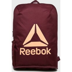 Reebok - Plecak. Brązowe plecaki damskie Reebok, z nadrukiem, z poliesteru. Za 69,90 zł.