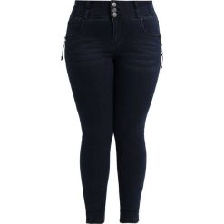 ADIA ROME BUTTONS Jeansy Slim Fit blue dark. Niebieskie jeansy damskie relaxed fit marki ADIA, z bawełny. W wyprzedaży za 356,15 zł.